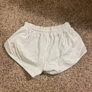 White lululemon shorts